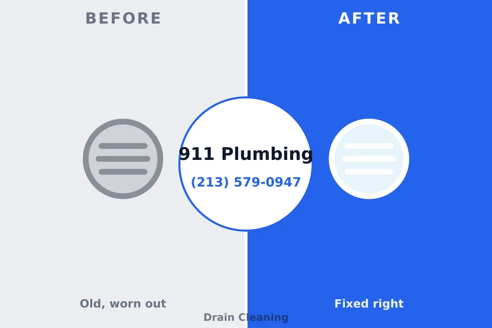 Before and after: plumbing repair Nelsonville, OH